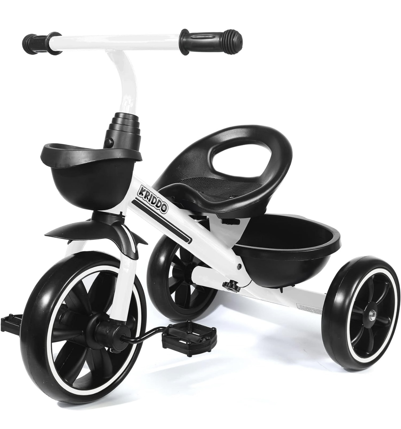 KRIDDO Kids Tricycles Age 24 Month to 4 Years, Trike for 2.5 to 5 Year Old, Gift Tricycles for 2