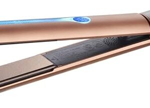 NITION 1 inch Ceramic Tourmaline Flat Iron 2 in 1 Hair Straightening Iron and Curling Iron for All Hair Type. LCD Display