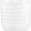 Soup Bowls Set of 8, Tempered Glass White Cereal Bowls, 34 OZ Round Dish Set, Microwave & Dishwasher Safe Glass Bowl Set