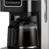 SHARDOR Coffee Maker Programmable, Drip Coffee Machine with Timer, 10-Cup Coffee Pot with Auto Shut-Off, Home & Office, Glass Carafe & Reusable Filter, Stainless Steel
