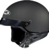 HJC CS-2N Motorcycle Half-Helmet FLAT BLACK SMALL
