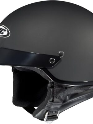 HJC CS-2N Motorcycle Half-Helmet FLAT BLACK SMALL