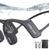 Bone Conduction Headphones, IP68 Professional Waterproof Headphones Swimming Built-in MP3 16G Player, Bluetooth 5.3 Headphones, Comfort&Lightweight Open Ear Headphones for Workout, Running,Cycling