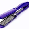 MBHAIR Ceramic Crimper Iron for Volumizing Fluffy Hairstyle, Corrugation Crimper Hair Iron, Anti Static Ceramic Hair Crimping Iron Adjust Temperature (Purple)