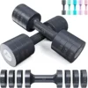 Adjustable Dumbbells Hand Weights Set: Sportneer 5 lb Dumbbells Set of 2 Each 2lb 3lb 4lb 5lb Free Weights Fast Adjust Weight 4 In 1 Weights Dumbbells Set for Women Men Home Gym Exercise Training (STORE PICK-UP ONLY)