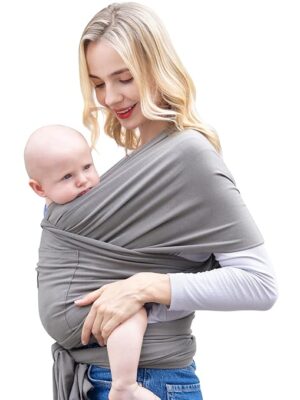 KIDIRA Baby Wraps Carrier Newborn to Toddler - Baby Sling Hands-Free Baby Carrier Wrap - Infant Carrier wrap - Adjustable Baby Slings Carrier for Newborn 7 to 35 lbs