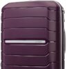 Samsonite Freeform Hardside Expandable with Double Spinner Wheels, Checked-Medium 24-Inch, Amethyst Purple