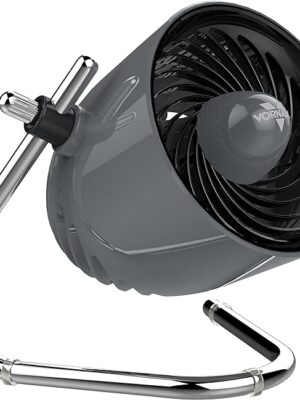 Vornado Pivot Personal Air Circulator Fan, 6-inch, Quiet Portable Travel Fan, 3 Speeds, Storm Gray