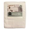Member's Mark Soft Washed Recycled Microfiber Sheet Set QUEEN SIZE 6-PIECE WHITE