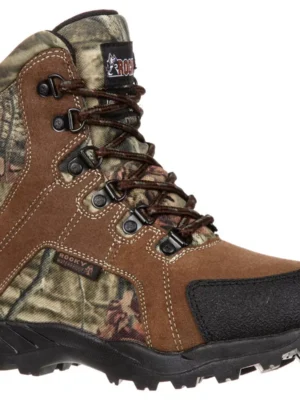 Kids Rocky Outdoor Waterproof 800G Insulated Boot- CAMO- SIZE 10M (USED)