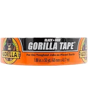 Gorilla Duct Tape, 1.88" x 50yd, Black