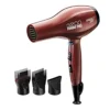 Kiss Products Red Pro 3200 Turbo Pro Detangler AC Dryer with 3 Additional Styling Attachments
