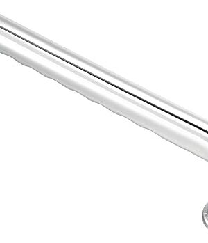 Moen Chrome Bathroom Safety Ultima 18-Inch Designer Shower Grab Bar with Curl Grip for Handicapped or Elderly, R8718D3GCH