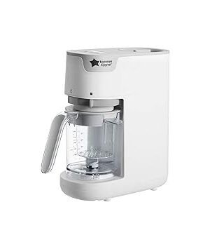 Tommee Tippee Quick-Cook Baby Food Maker, Blender and Steamer, Food Processor, For All Stages of Baby Weaning