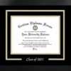 Campus Images Class of 2023 Single Mat 10w x 8h Gold Embossed Diploma Frame
