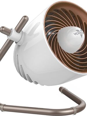 Vornado Pivot Personal Air Circulator Fan, 6-inch, Quiet Portable Travel Fan, 3 Speeds, Copper