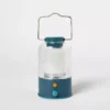 Rechargeable Large LED Portable Camp Lantern Teal Blue - Embark™️