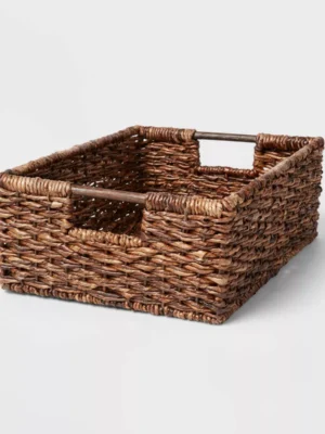 Woven Abaca Folio Bin - Brightroom™