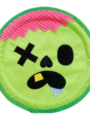 BARK Halloween Disc-Gusting Dwayne Zombie Dog Flying Disc Toy QUANTITY OF 3