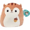 Squishmallows Original 12-Inch Sawyer The Squirrel - Official Jazwares Plush - Collectible Soft & Squishy