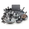 T-fal 20pc Simply Cook Nonstick Cookware Set Black