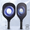 LILTSDRAE Fiberglass Pickle-ball Paddles Set of 2, Lightweight Pickle Ball Rackets SeT, Pickle Ball Paddle Set for Men Women