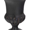 Vigoro 15.5 in. Orland Large Aged Charcoal Stone Fiberglass Urn Planter (15.5 in. D x 21 in. H) PF5880ac- STORE PICK-UP ONLY!