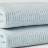 (QTY OF 3- 6 TOWELS TOTAL) Quick Dry Ribbed Bath Towel Set - Threshold