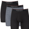 Hanes Total Support Pouch Men's Boxer Briefs Pack, Anti-Chafing, Moisture-Wicking Underwear, Odor Control (SIZE MEDIUM)