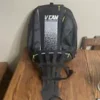 Vcan Motorsports Helmet Holder Backpack Shoulder Bag V-JK26:OS Black Elastic Web
