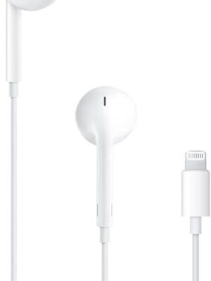 Apple EarPods Headphones with Lightning Connector, Wired Ear Buds for iPhone with Built-in Remote to Control Music, Phone Calls, and Volume