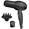 Revlon Turbo Hair Dryer | 1875 Watts of Maximum Shine, Fast Dry (Black)