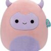 Squishmallows Original 11-Inch Ronalda Pink and Purple Yeti Plush Toy Official