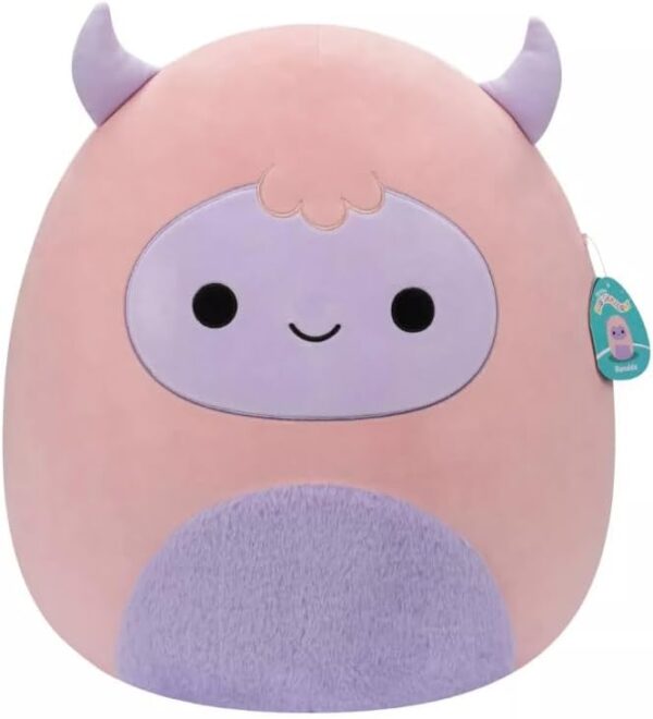 Squishmallows Original 11-Inch Ronalda Pink and Purple Yeti Plush Toy Official