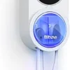 Bitvae Toothbrush Cleaner, UV-C Cleaning and Air Drying, LED Smart Screen, Rechargeable Wall Mount Toothbrush Holder, White