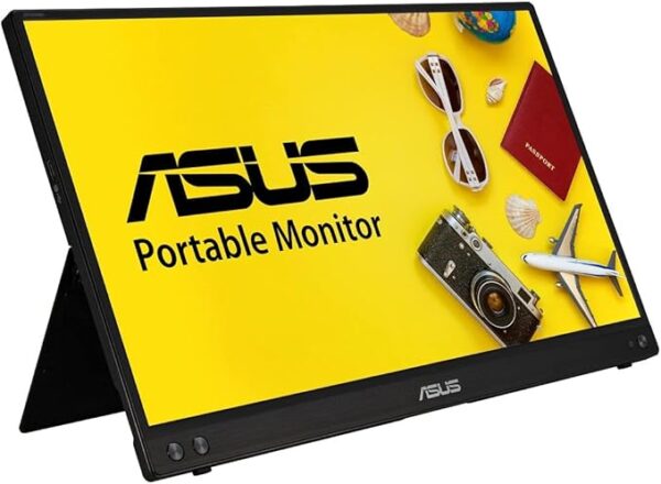 ASUS ZenScreen 15.6” 1080P Portable Monitor (MB16ACV) - Full HD, IPS, Eye Care, Flicker Free, Blue Light Filter, Kickstand, USB-C Power Delivery, for Laptop, PC, Phone, Console - Image 2