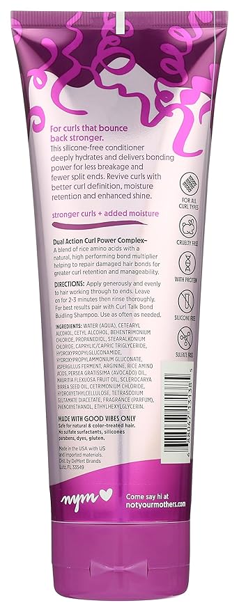 (QTY OF 2) NOT YOUR MOTHER'S Curl Talk Bond Building Conditioner, 8 FZ - Image 2