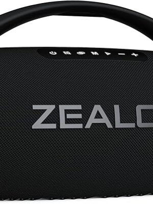 ZEALOT Bluetooth Speaker, 80W Portable Speaker Loud with Booming Bass, DSP, IP67 Waterproof Outdoor Speaker, Wireless, PowerBank, Bluetooth 5.2, Large Bluetooth Speaker for Camping, Beach, Gift