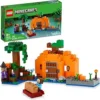 LEGO Minecraft The Pumpkin Farm Building Toy, Hands-on Action in The Swamp Biome Featuring Steve, a Witch, Frog, Boat, Treasure Chest and Pumpkin Patch, Halloween Toy for Kids Ages 8 and up, 21248