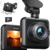 iZEEKER Dash Cam Front and Rear with SD Card, 1080P Full HD Car Camera with Hiden Design, Dual Dash Camera for Cars with Accident Recording, Parking Monitor, Night Vision, WDR