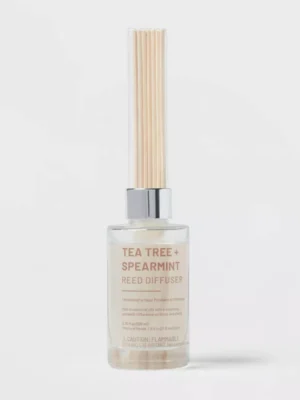 100ml Glass Reed Diffuser Tea Tree and Spearmint - Threshold™: Aromatherapy Scented, No Battery Required QUANTITY OF 2