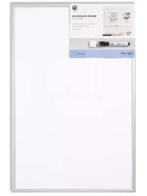 U Brands 23"x35" Magnetic Dry Erase Board with Marker