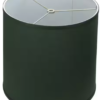 FenchelShades.com 12 in. Top Diameter x 13 in. Bottom Diameter x 12 in. Linen Hunter Green Slant Empire Lamp Shade 12-13-12-W-L-HUN