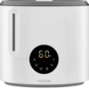 Vissani 2 Gal. Ultrasonic Humidifier 360 Degree Turning Dual Nozzle Cool & Warm Mist for Large Room (600 sq. ft.) in Grey/White VK-8525A - The Home Depot