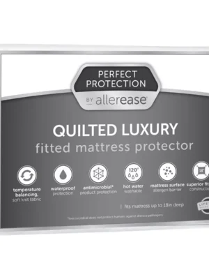 Perfect Protection Temperature Regulating Mattress Protector - Allerease FULL