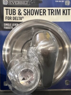 Everbilt 29250 1-Handle Shower Valve Trim Kit for Delta Shower Faucets in Brushed Nickel